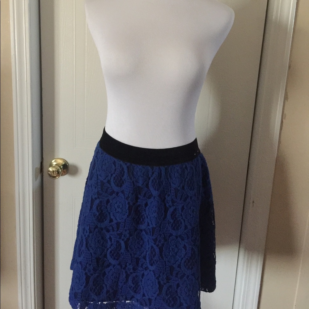 Aeropostale lace panel A line skirt size xxl